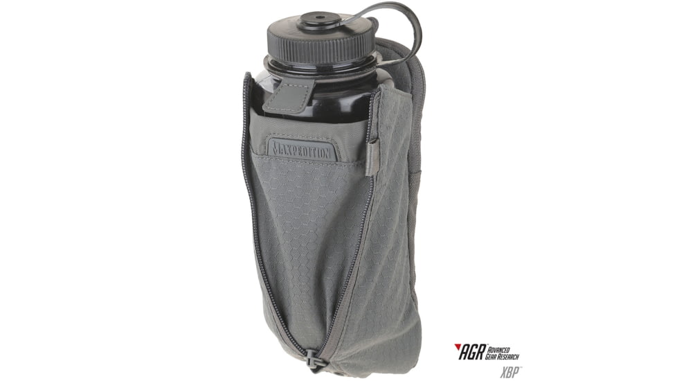 Maxpedition XBP Expandable Bottle Pouch, Gray, XBPGRY
