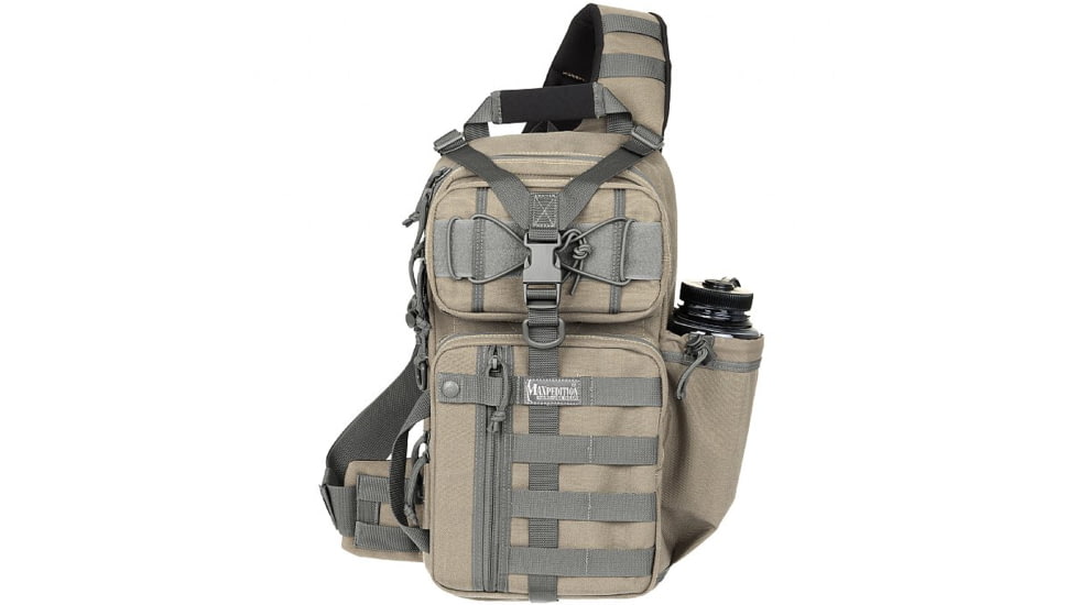 Maxpedition S-type Gearslinger Gear Pack, Khaki-Foliage 0467KF