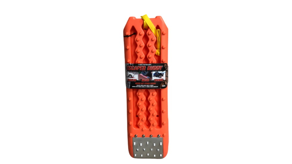 MAXSA Escaper Buddy Tire Traction Mats with Metal Traction Grips, Orange, 2 pack, 20322