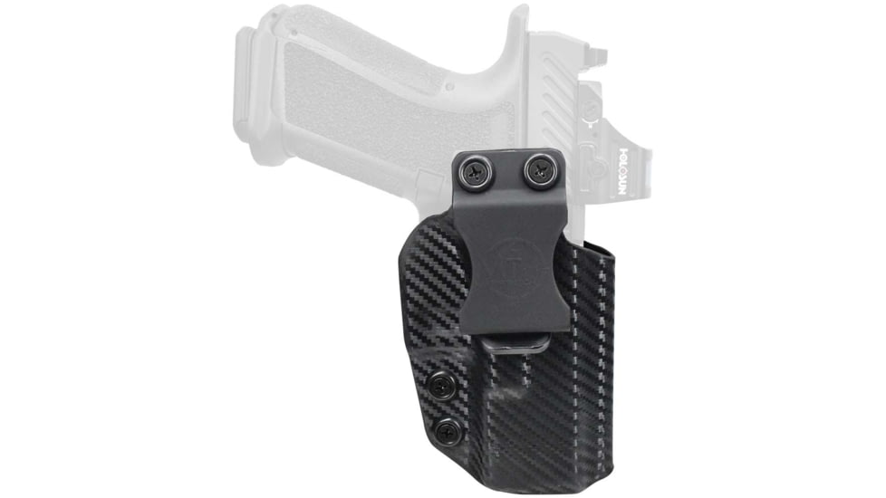 Maxtor Tactical Low Sweat Shield IWB Holster, Glock 26/27/33, Right, Carbon Fiber, LSS-CF-G26