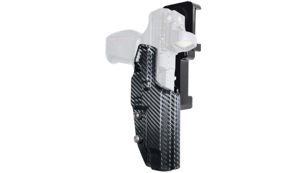 Maxtor Tactical Springfield Alloy Competition OWB Holster, XD-M Elite 4.5, Right, Carbon Fiber, ACHBK-XD45-CF