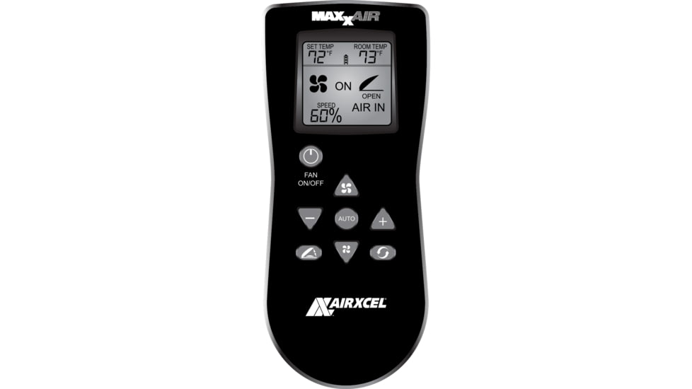MAXXAIR 00A01150K Handheld Remote Control For Maxxfan Plus And Deluxe, Black, 00A0115K