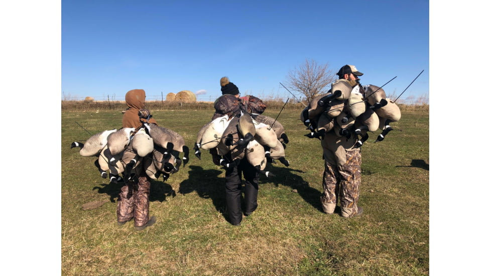 Mayhem Decoys by Heavy Hauler Outdoor Gear Canada Lesser Decoy, 6 Pack, Flocked Head, 0147CFL