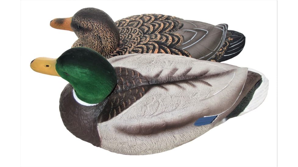 Mayhem Decoys by Heavy Hauler Outdoor Gear Mallard Floater Decoy, Flocked Head Drake, 0154MF