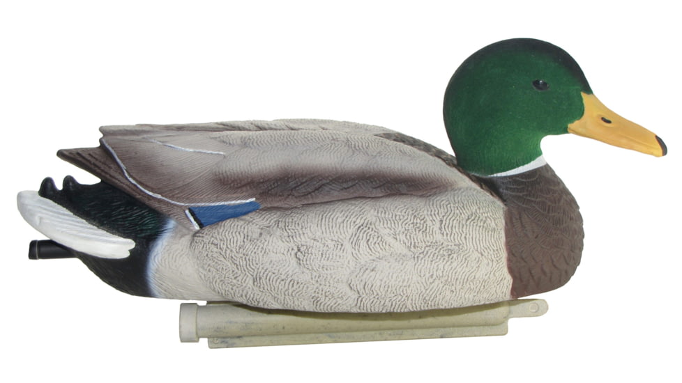 Mayhem Decoys by Heavy Hauler Outdoor Gear Mallard Floater Decoy, Flocked Head Drake, 0154MF