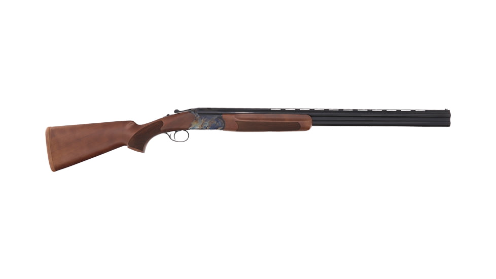 McCoy Arms 100A Extractor 3in Field Over/Under Shotgun, 20 Gauge, 28in BBL, Walnut Stock, Front Wight Bead, Black, MC100A20