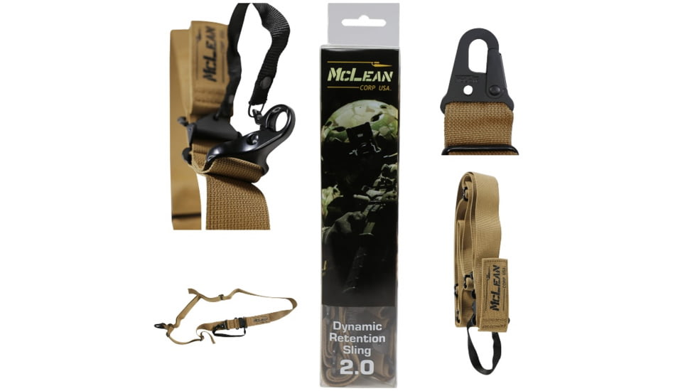 McLean Corp DRS Dynamic Retention Slings, Coyote Brown, One Size, DRS002