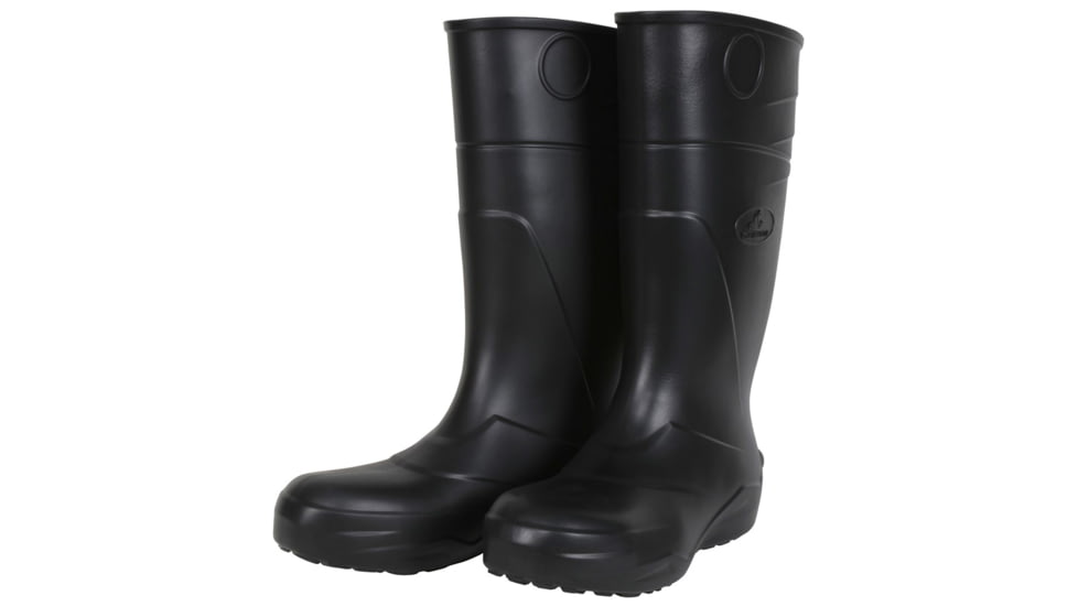 MCR Safety 12in EVA Work Boots, Plain Toes with Treaded Sole, Over the Sock Style, Unlined Interior, Black, 7, EBP107