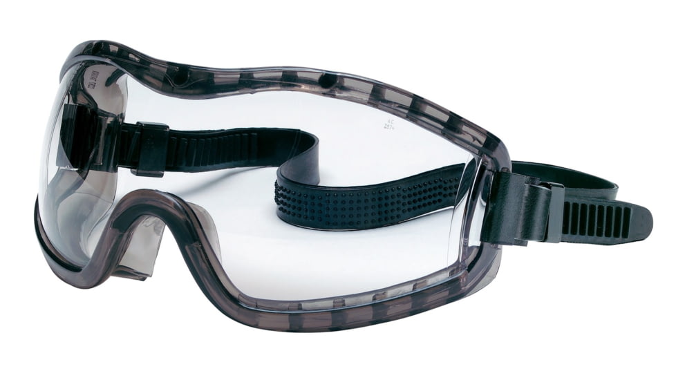 MCR Safety 23 Series Safety Goggles, Anti-Fog Coating, Adjustable Rubber Strap, Clear, One Size, 2310AF