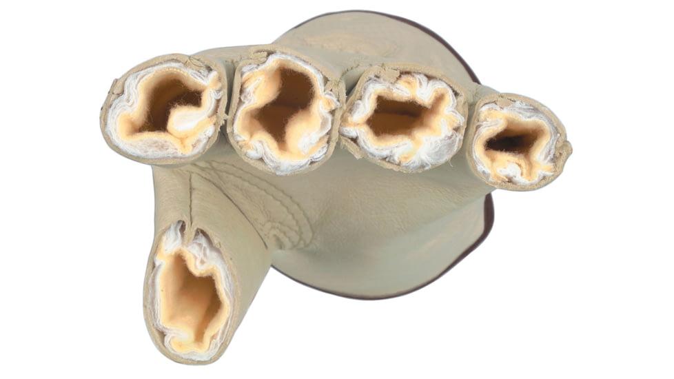 MCR Safety Artic Jack Leather Drivers Insulated Work Gloves, Premium Grain Pigskin Leather, Thermosock Lined and Keystone Thumb, Beige, Medium, 3460M