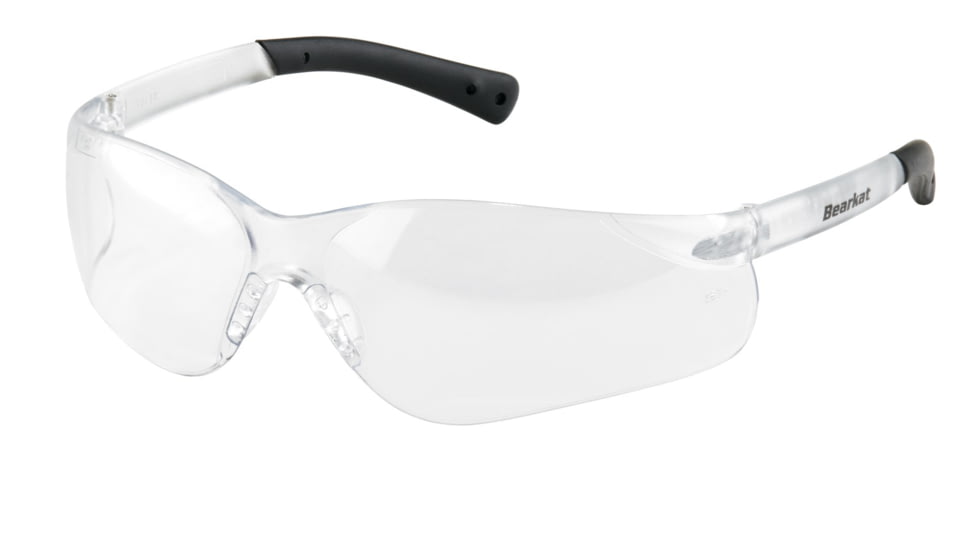 MCR Safety BearKat BK3 Series Safety Glasses, UV-AF Anti-Fog Coating, Non-Slip Temple and Soft Nose Piece, Clear, One Size, BK310AF