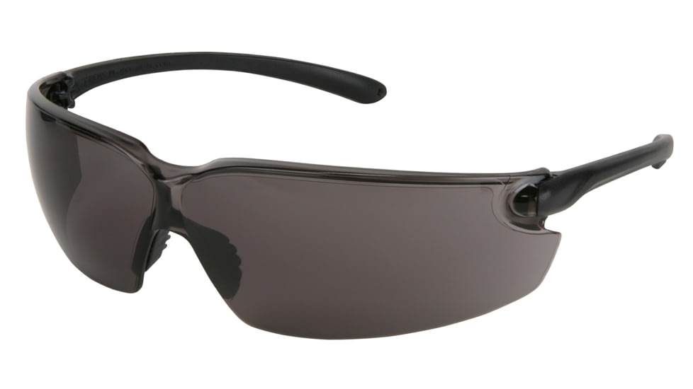 MCR Safety BL1 Series Safety Glasses, Dielectric Option, No Metal Pieces, Extremely Lightweight Glasses, Gray, One Size, BL112