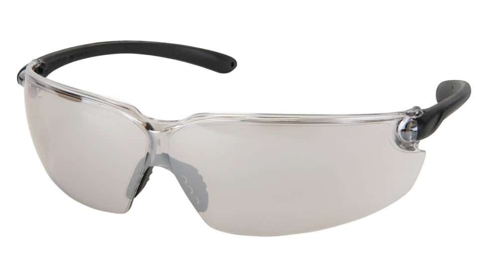 MCR Safety BL1 Series Safety Glasses, Dielectric Option, No Metal Pieces, Extremely Lightweight Glasses, I/O Clear Mirror, One Size, BL119