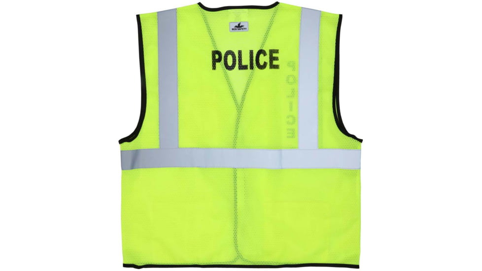 MCR Safety Class 2, Economy, Mesh, Silkscreened Pol - VCL2MLPLCL