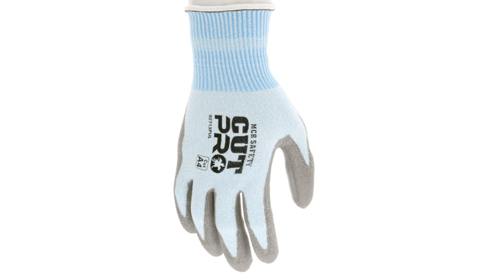 MCR Safety Cut Pro 13 Gauge Hypermax Black PU Sleeves - Mens, Black, 92763PUS