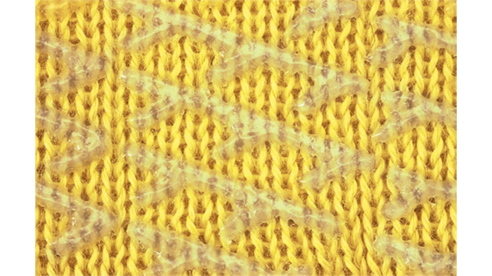 MCR Safety Cut Pro 7 Gauge DuPont Kevlar Shell, Cut Resistant Work Gloves, PVC Honey Grip on 2 Sides, Regular Weight, Clear/Yellow, Medium, 9370HM