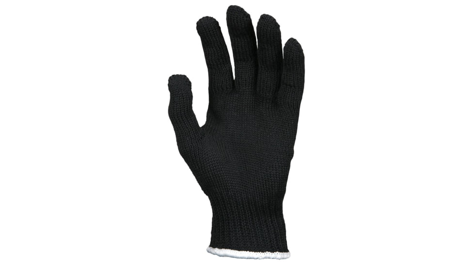 MCR Safety Cut Pro 7 Gauge DuPont Kevlar Shell Cut Resistant Work Gloves, Regular Weight, Black, Small, 9370BKS