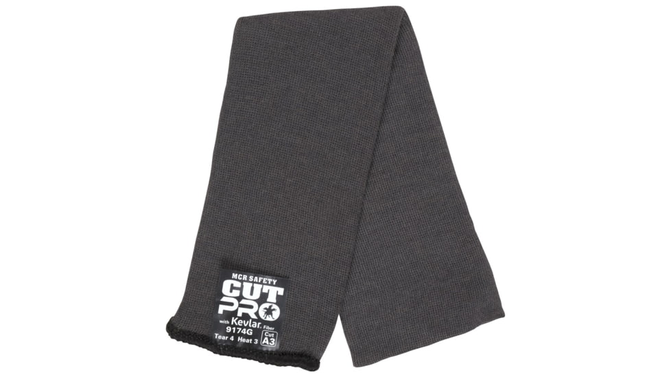 MCR Safety Cut Pro Double Ply DuPont Kevlar Cut Resistant Sleeves, 14in x 3 1/4in, Gray, One Size, 9174G