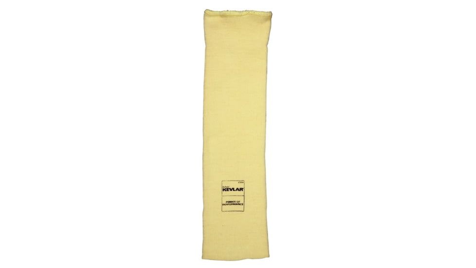 MCR Safety Cut Pro Double Ply DuPont Kevlar Cut Resistant Sleeves, 14in x 3 1/4in, Yellow, One Size, 9374