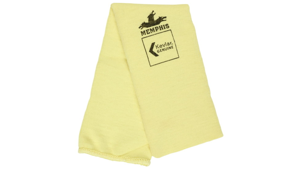 MCR Safety Cut Pro Double Ply DuPont Kevlar Cut Resistant Sleeves, 15in x 3 1/4in, Yellow, One Size, 9375