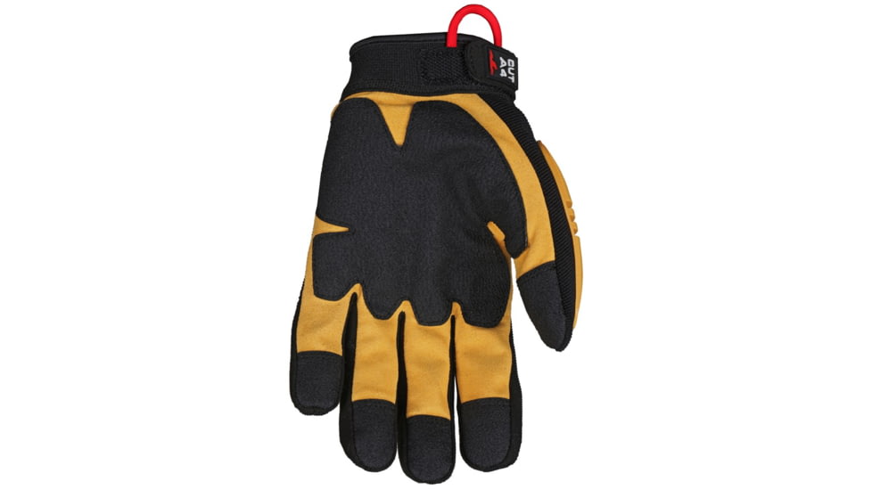 MCR Safety Cut Pro ForceFlex Mechanics Work Gloves, Cut Resistant Kevlar Lining, TPR on Back of Hand and Fingers, Black and Gold, X - Large, KV200XL