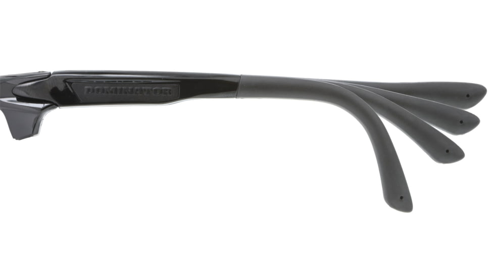 MCR Safety Dominator DM3 Series Safety Glasses, MAX36 Anti-Fog Lenses, Adjustable Wire Core Temples and Nose Piece, Black Mirror, One Size, DM1337BDC