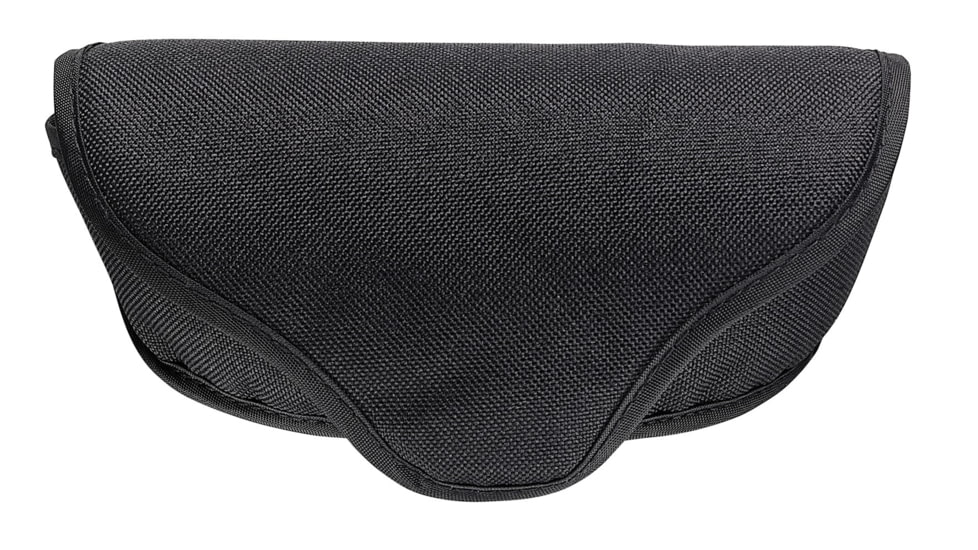 MCR Safety Eyewear Safety Glasses Case, Hook and Loop Closure, Black, One Size, 204