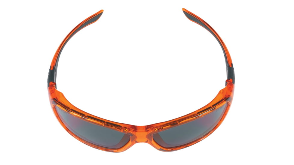 MCR Safety FF132 ForceFlex FF1 Series Safety Glasses, Lenses Molded Into Flexible TPU Frame, Gray, One Size, FF132