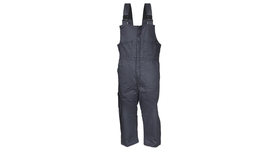 MCR Safety Flame Resistant Insulated Bib Overall, Modacrylic Quilted Lining, 88% Cotton 12% Nylon, Gray, M, BP3GM