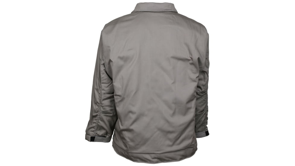 MCR Safety Flame Resistant Insulated Chore Coat, Modacrylic Quilted Lining, 100% Cotton Outer, Gray, XL, CHC1GXL