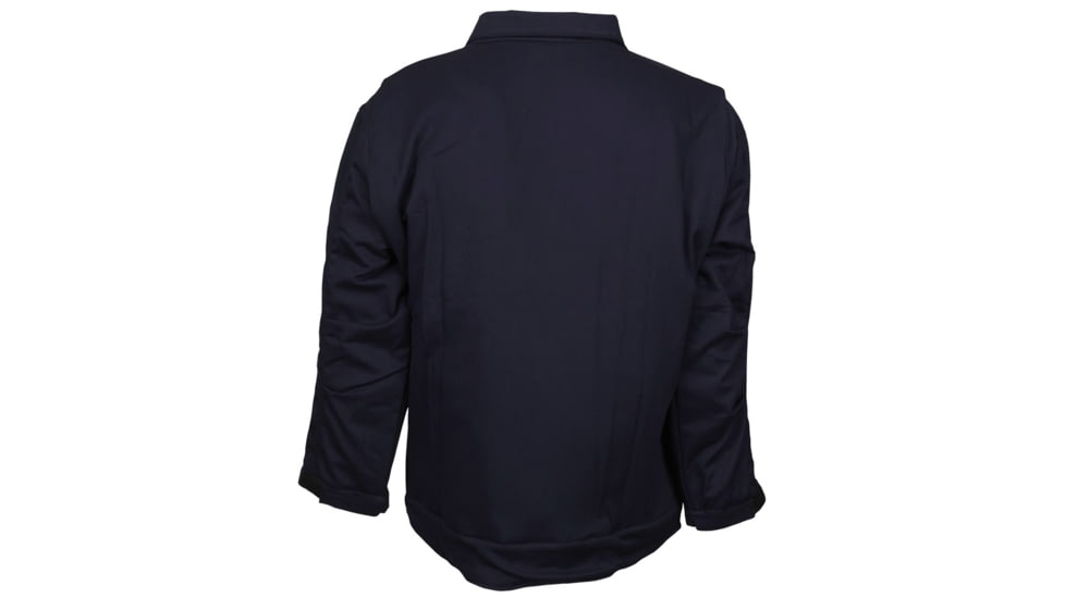MCR Safety CHC1NL Flame Resistant Insulated Chore Coat, Modacrylic Quilted Lining, 100% Cotton Outer, Navy Blue, L, CHC1NL