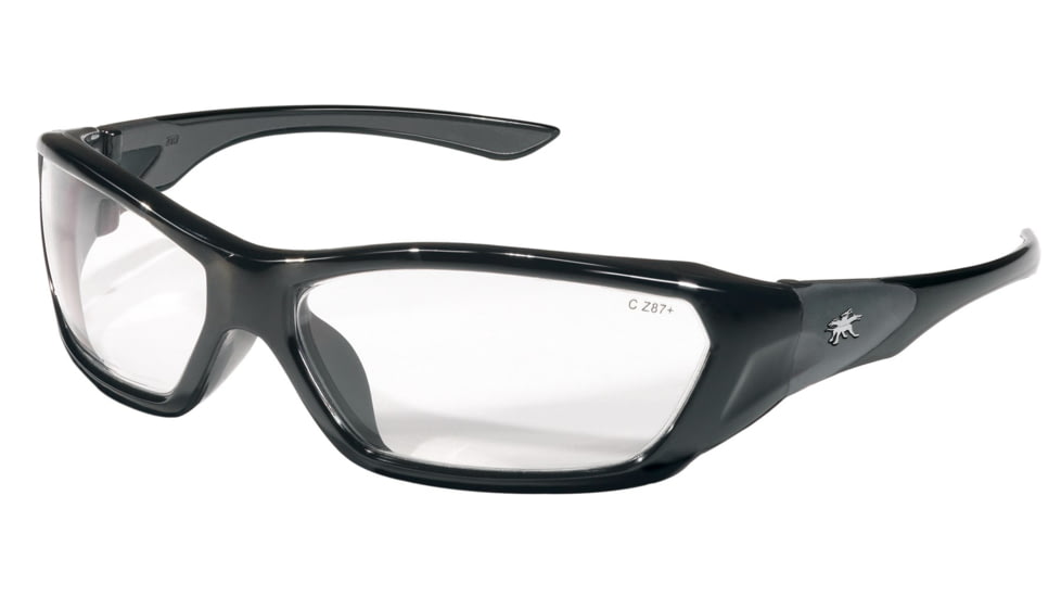 MCR Safety ForceFlex FF1 Series Safety Glasses, Lenses Molded Into Flexible TPU Frame, Clear, One Size, FF120
