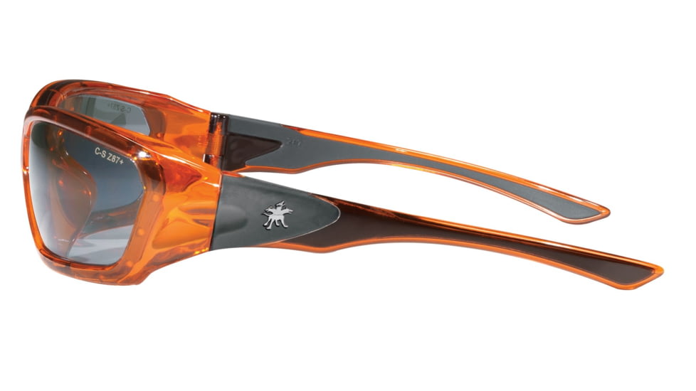 MCR Safety ForceFlex FF1 Series Safety Glasses, Lenses Molded Into Flexible TPU Frame, Silver Mirror, One Size, FF137
