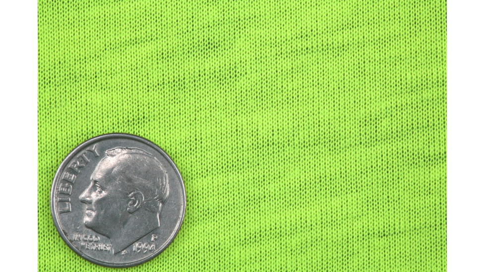 MCR Safety Hi Vis Safety Work T-Shirts, Soft Poly Jersey Knit, Short Sleeve and Tagless Design, ANSI 107 Type R Class 2, Fluorescent Lime, Fluorescent Lime, 4X, STSCL2SLX4