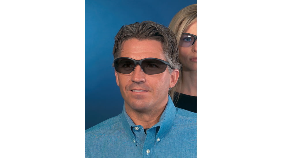 MCR Safety Klondike KD1 Series Safety Glasses, Adjustable Temple Length, Gray, One Size, KD112