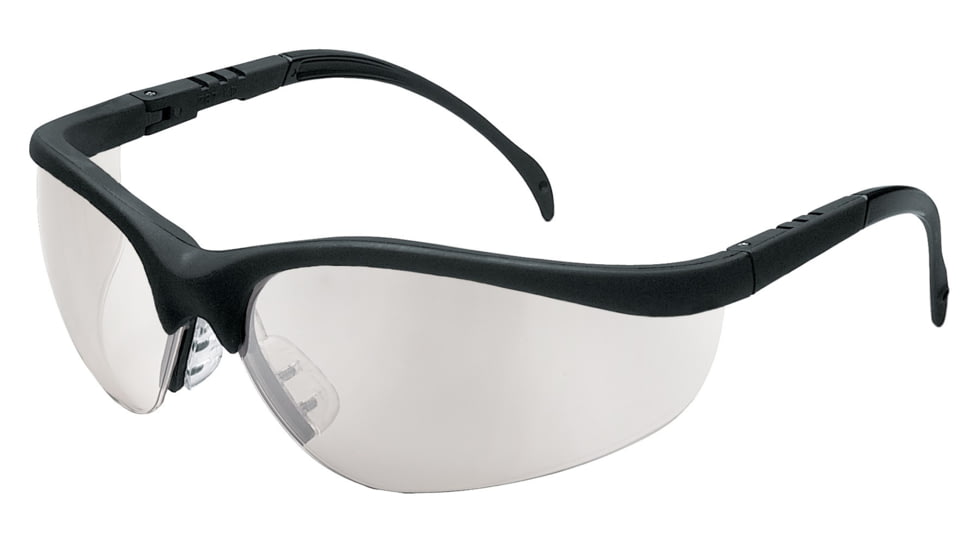 MCR Safety Klondike KD1 Series Safety Glasses, Adjustable Temple Length, I/O Clear Mirror, One Size, KD119
