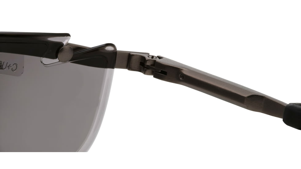 MCR Safety Klondike KD2 Series Safety Glasses, Lightweight Metal Frame, Adjustable Nose Pads, Gray, One Size, KD212