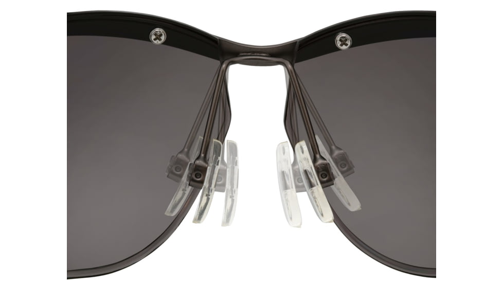 MCR Safety Klondike KD2 Series Safety Glasses, Lightweight Metal Frame, Adjustable Nose Pads, Gray, One Size, KD212