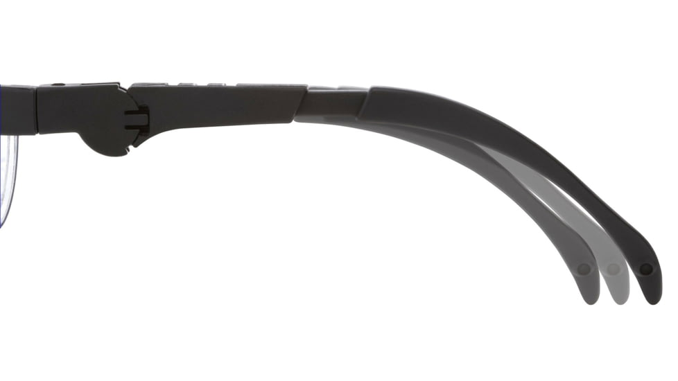 MCR Safety Klondike KD3 Series Bifocal Readers Safety Glasses, 2.5 Diopter Lenses, Soft Clear TPR Nose Piece, Clear, One Size, K3H25