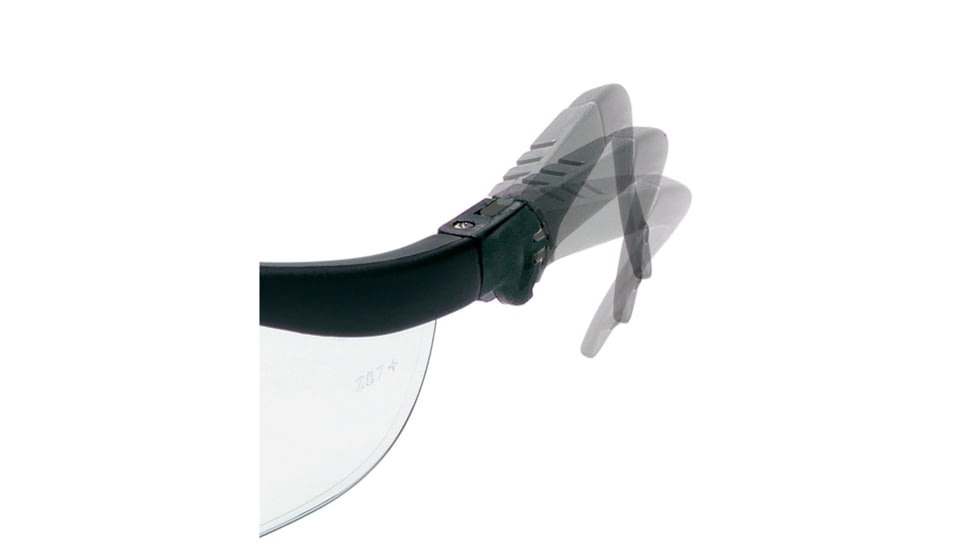 MCR Safety Klondike KD3 Series Safety Glasses, Anti-Fog Lenses, Soft and Secure TPR Nose Piece, Clear, One Size, KD310AF