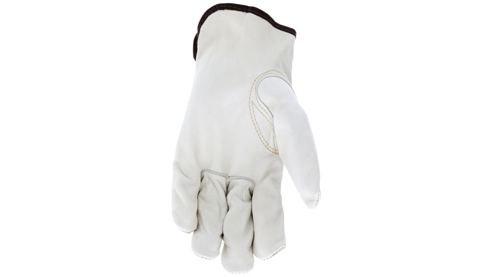 MCR Safety Leather Drivers Work Gloves, Premium Grade Unlined Grain Cow Leather, Keystone Thumb, Beige, X - Large, 32001XL