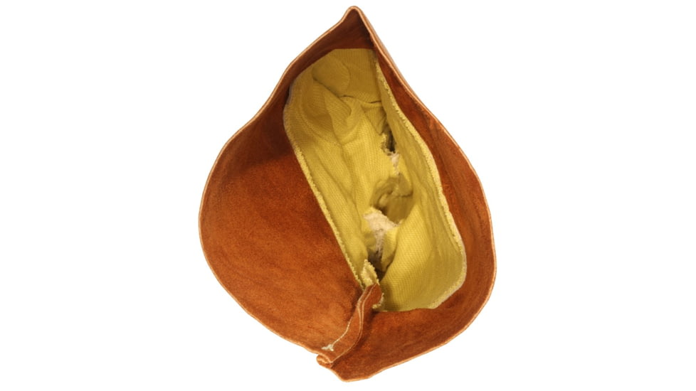 MCR Safety Leather Welding Work Gloves, Cow Grain Leather, 4in Split Leather Bell Cuff, Lined and Sewn with ARX Cut Resistant Material, Beige and Russet, Large, 4955HL