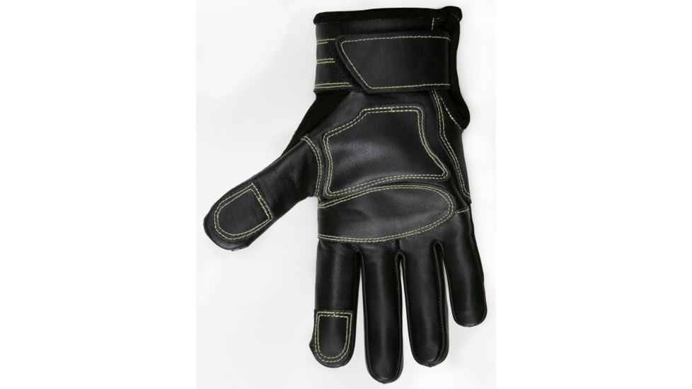 MCR Safety Mechanics Gloves, Deerskin Back with Grain Cow Palm and Palm Patches, Sewn with DuPont Kevlar Thread, Black, XX - Large, 925XXL