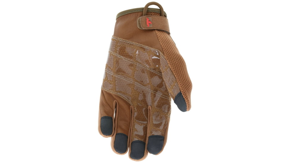 MCR Safety Mechanics Gloves with Taskfit Design, Goatskin Leather Palm and Nylon Spandex Back, Brown, Medium, 962M