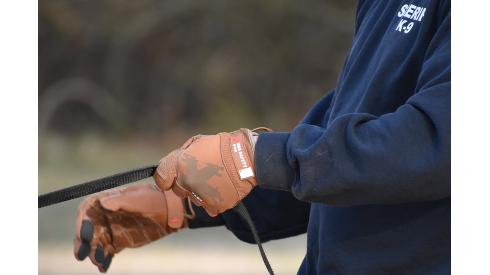 MCR Safety Mechanics Gloves with Taskfit Design, Goatskin Leather Palm and Nylon Spandex Back, Brown, Medium, 962M