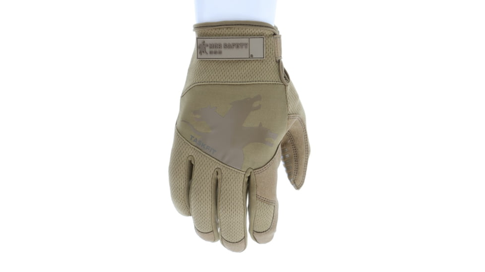 MCR Safety Mechanics Gloves with TaskFit Design, Synthetic Leather Palm, Nylon and Spandex Back, Tan, X - Large, 963XL
