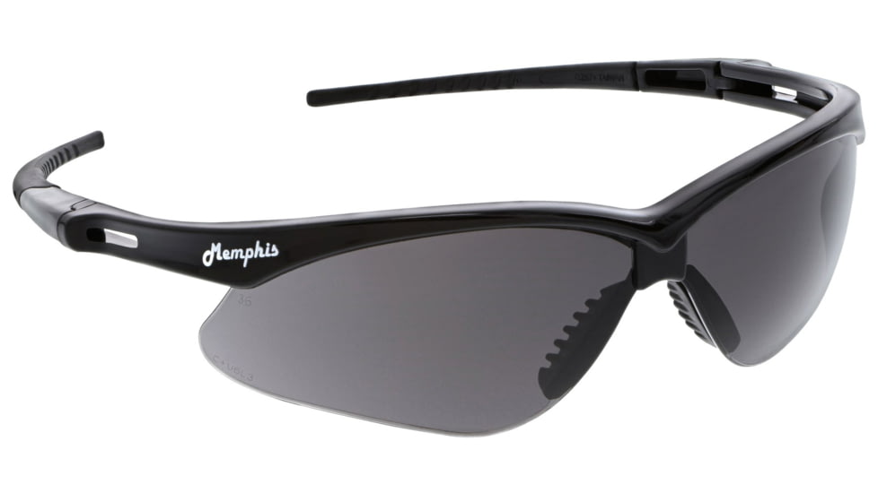 MCR Safety Memphis Series Safety Glasses, MAX36 Anti-Fog / Anti-Scratch Coating, Wrap Around Lens Design, Gray, One Size, MP112DC