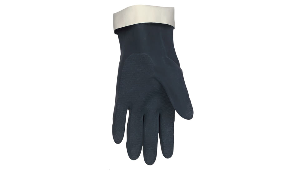 MCR Safety Neoprene Work Gloves, Flock Lined, 30 mil Thickness, 12in Length, Black, X - Large, 5435XL