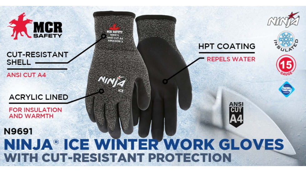 MCR Safety Ninja Ice Cut,7g Inside-15g Outside - N9691S