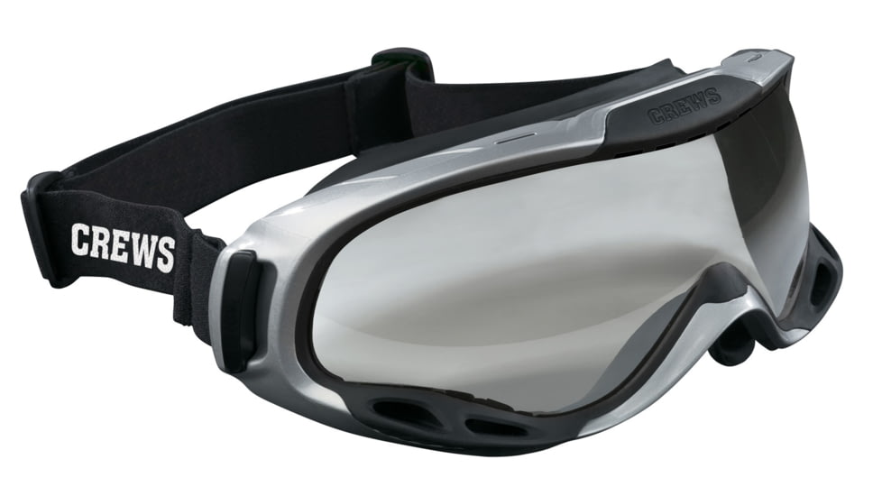 MCR Safety PGX110AF PGX1 Series Safety Goggles, UV-AF Anti-Fog Lens, Adjustable Elastic Strap, Clear, One Size, PGX110AF